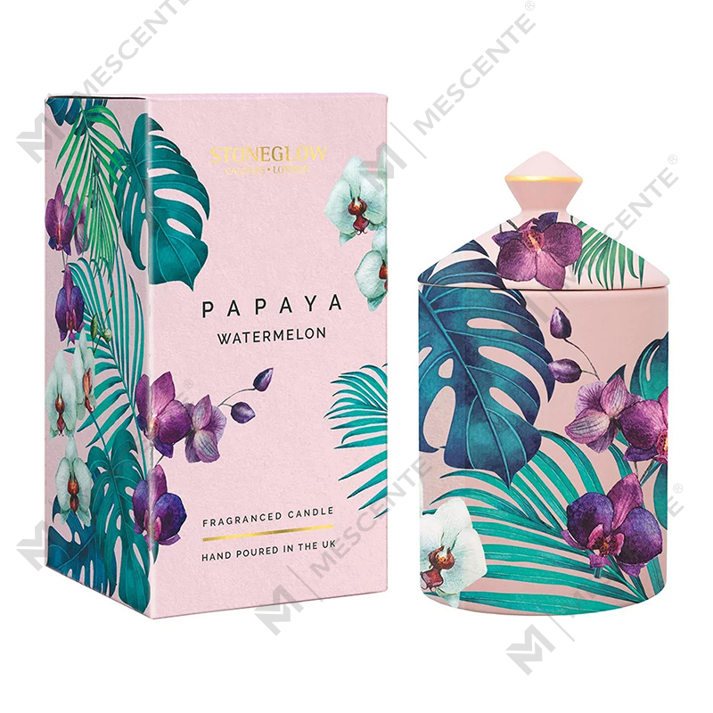 M&Scent স্পেশাল ডিজাইন কালার আরবান বোটানিক্স টাম্বলার ক্যান্ডেল সাথে ফোল্ডিং বক্স