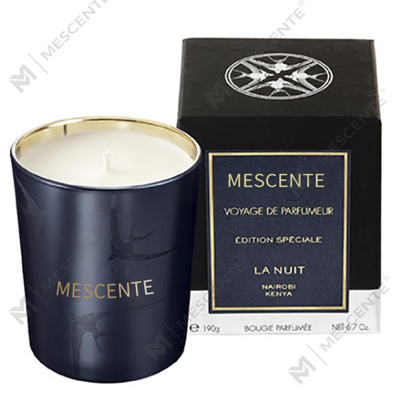 ক্রিস্টাল সহ M&Scent হস্তনির্মিত বিলাসবহুল গ্লাস হোল্ডার পিলার ভ্যানিলা সুগন্ধি মোমবাতি