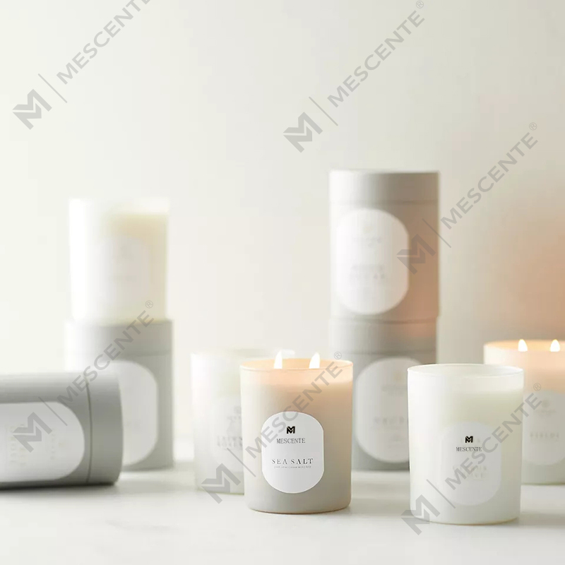 M&Scent কাস্টম লোগো মেডিটেশন অ-বিষাক্ত পাথর ভেষজ হাত ঢেলে প্রাকৃতিক সুগন্ধযুক্ত সয়া মোম ক্রিস্টাল মোমবাতি