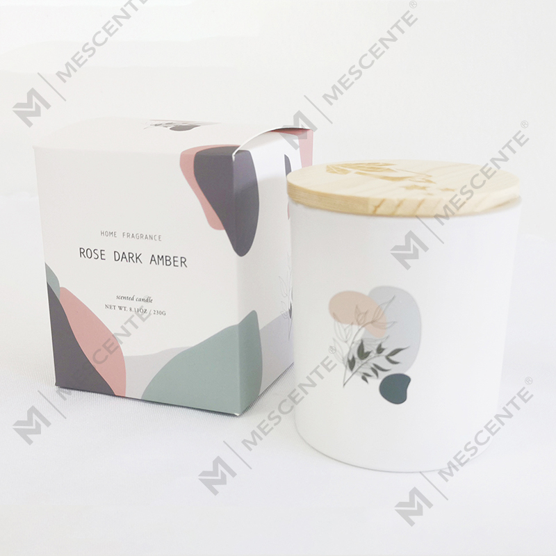M&Scent মাল্টিপল হাই কোয়ালিটি 100% প্রাকৃতিক সুগন্ধযুক্ত সয়া মোমবাতি ঢাকনা সহ কাচের জারে