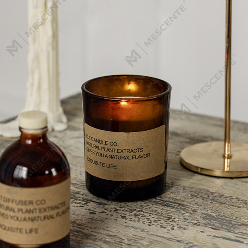 M&Scent লাক্সারি ডেকোর হোম রিড ডিফিউজার এবং বক্স প্যাকেজিং সহ সুগন্ধি মোমবাতি সেট