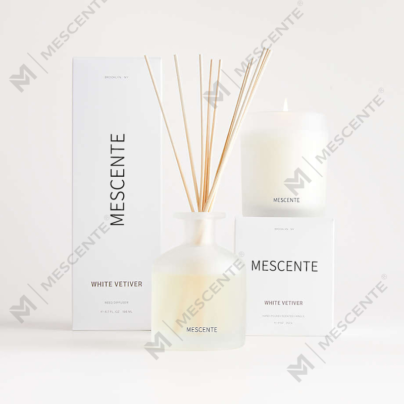 বাক্স সহ M&Scent পাইকারি বিলাসবহুল প্রাইভেট লেবেল সয়া মোমের সুগন্ধযুক্ত মোমবাতি