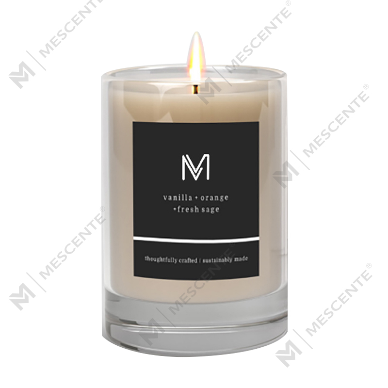 M&Scent পাইকারি কারখানা সরাসরি বিলাসবহুল প্রাইভেট লেবেল সয়া মোমের সুগন্ধি মোমবাতি বাক্সে বাক্স সহ