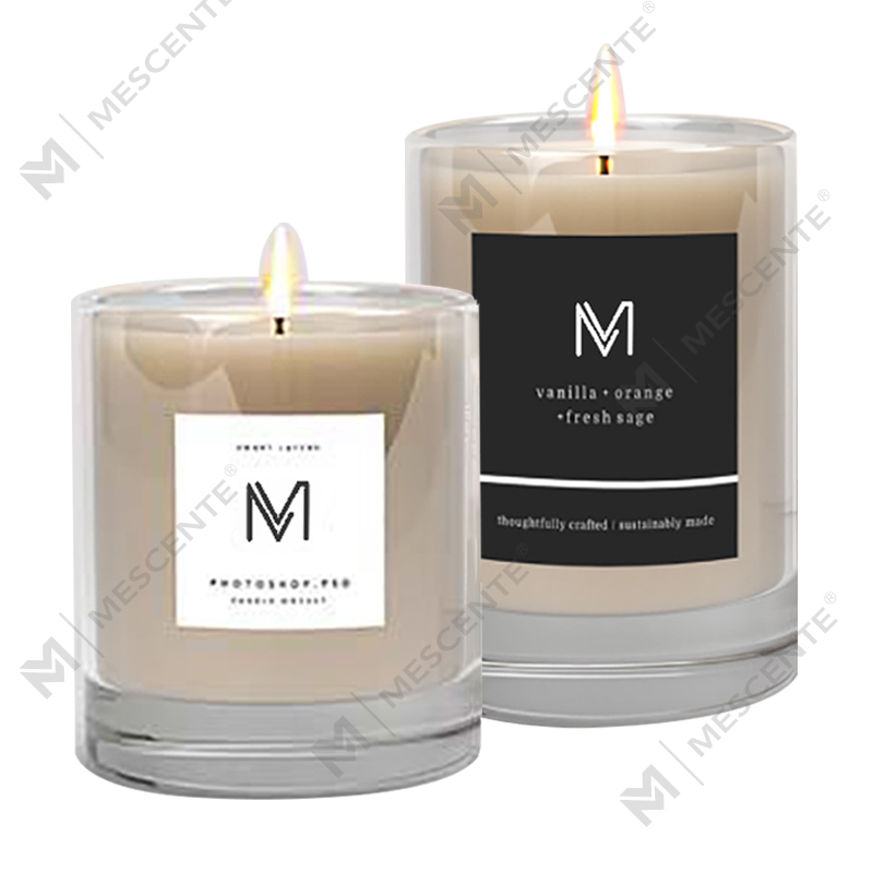 M&Scent পাইকারি কারখানা সরাসরি বিলাসবহুল প্রাইভেট লেবেল সয়া মোমের সুগন্ধি মোমবাতি বাক্সে বাক্স সহ