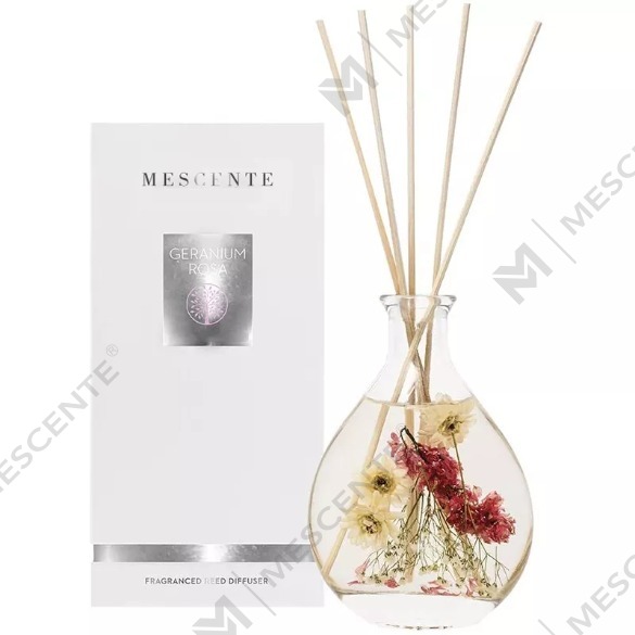 স্টপার সহ M&Scent পাইকারি বিলাসবহুল প্রাইভেট লেবেল কাচের বোতল বেত স্টিক রিড ডিফিউজার সেট
