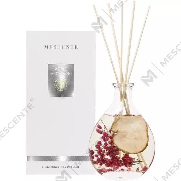 স্টপার সহ M&Scent পাইকারি বিলাসবহুল প্রাইভেট লেবেল কাচের বোতল বেত স্টিক রিড ডিফিউজার সেট