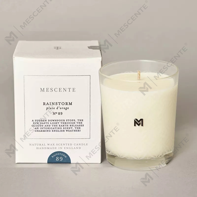M&Scent পাইকারি নতুন বিলাসবহুল কাস্টম প্রাইভেট লেবেল ক্রিস্টাল জার কারজেন সুগন্ধযুক্ত সয়া মোমবাতি ঢাকনা সহ
