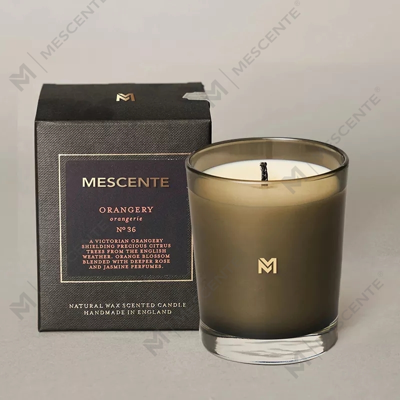 M&Scent পাইকারি নতুন বিলাসবহুল কাস্টম প্রাইভেট লেবেল ক্রিস্টাল জার কারজেন সুগন্ধযুক্ত সয়া মোমবাতি ঢাকনা সহ