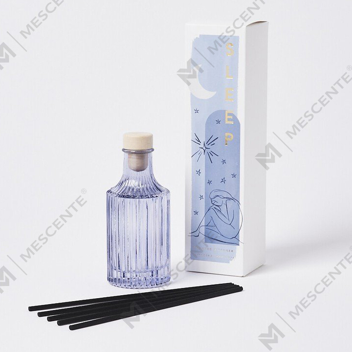 M&Scent কাস্টম 100ml 200ml কাচের বোতল Tatakan Untuk Flower Reed Diffuser