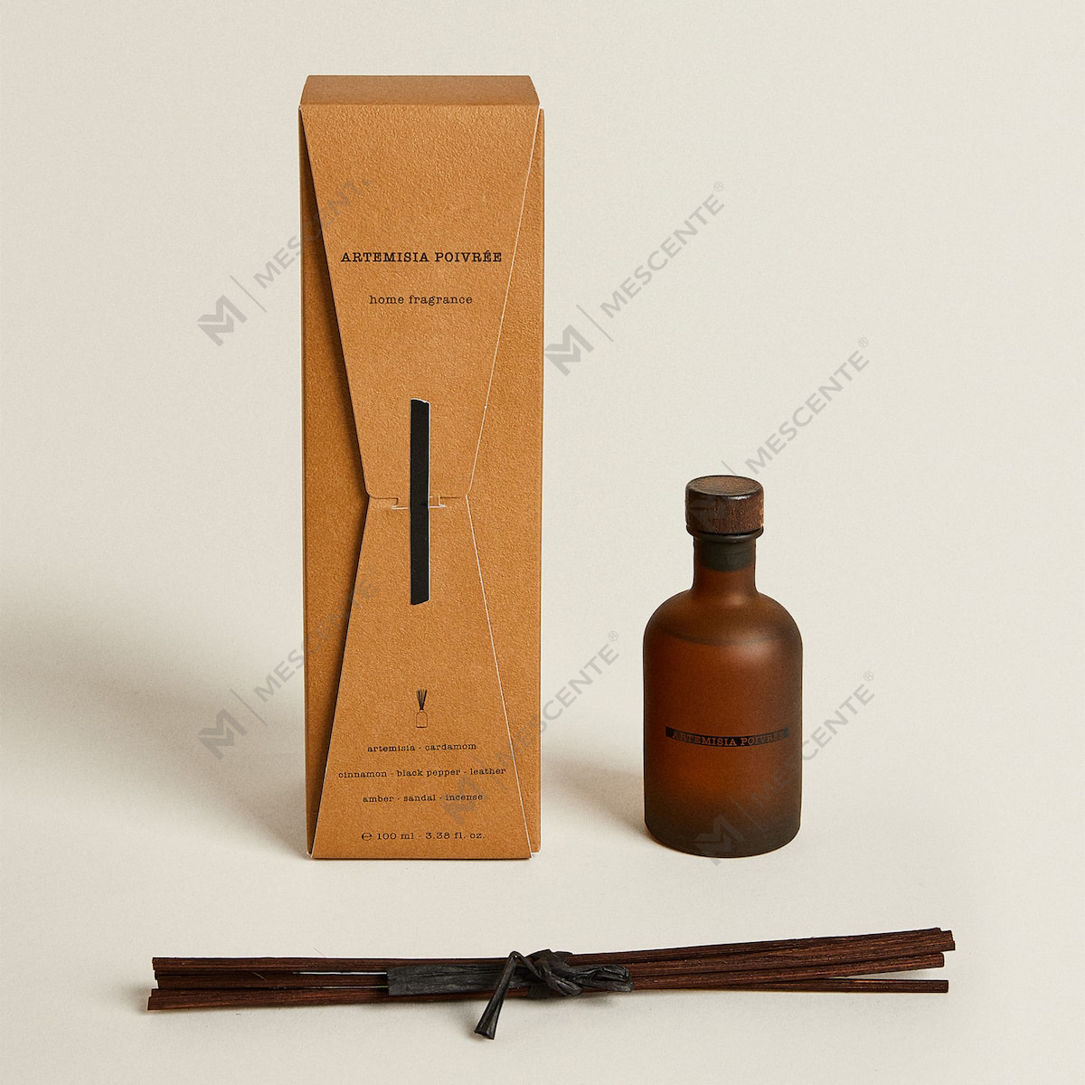 বিলাসবহুল বড় কালো ফ্রস্টেড বোতল 50ml 300ml শুকনো ফুলের ফুলের সুবাস অপরিহার্য তেল রিড ডিফিউজার তেল সেট বাল্ক