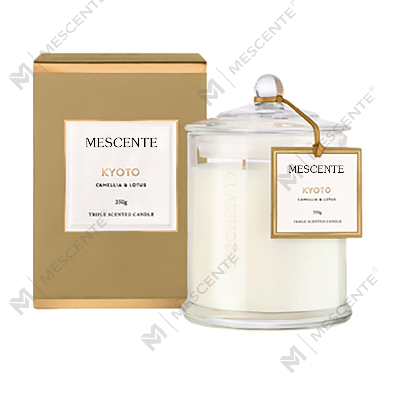 M&Scent পাইকারি বিলাসবহুল কাস্টম প্রাইভেট লেবেল ক্রিসমাস গম্বুজ জার ঢাকনা সহ সুগন্ধযুক্ত সয়া মোমবাতি